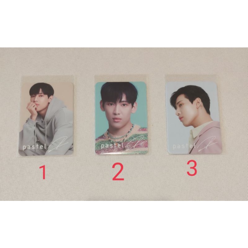 การ์ดแบมแบม pastel การ์ดจาก ยาดม pastel แบบ normal การ์ดgot7