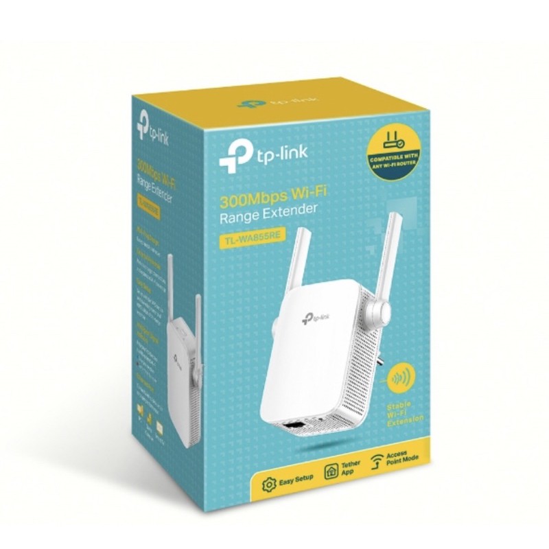 ตัวขยายสัญญาณ TP Link TL-WA855RE 300Mbps Wi-Fi Range Extender