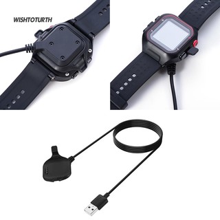 ☼WT Smartwatch Charging Clip Base Charger Data Sync Cradle Garmin Forerunner 25