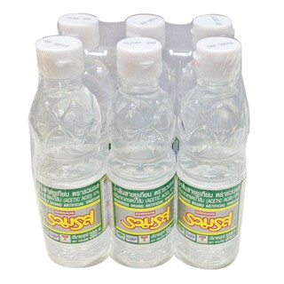 🔥The Best!! รวมรส น้ำส้มสายชูเทียม 300 มลx6 ขวด Roum Ros Vinegar 300 ml x 6