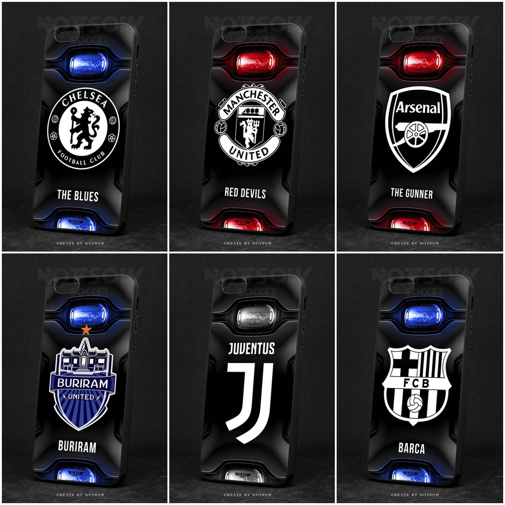 เคส ไอโฟน iPhone 12 iPhone11 iPhone X iPhone 8 iPhone 7 iPhone 6 ลาย man u Barca Juventus Buriram ar