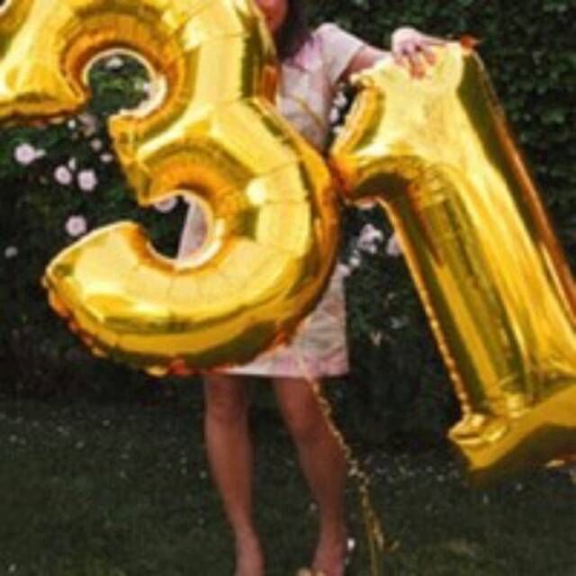 ลูกโป่งฟอยล์ฮีเลียม รูปตัวเลข 0-9 สีทอง/สีเงิน ขนาด 32 นิ้ว - รูปที่ 5