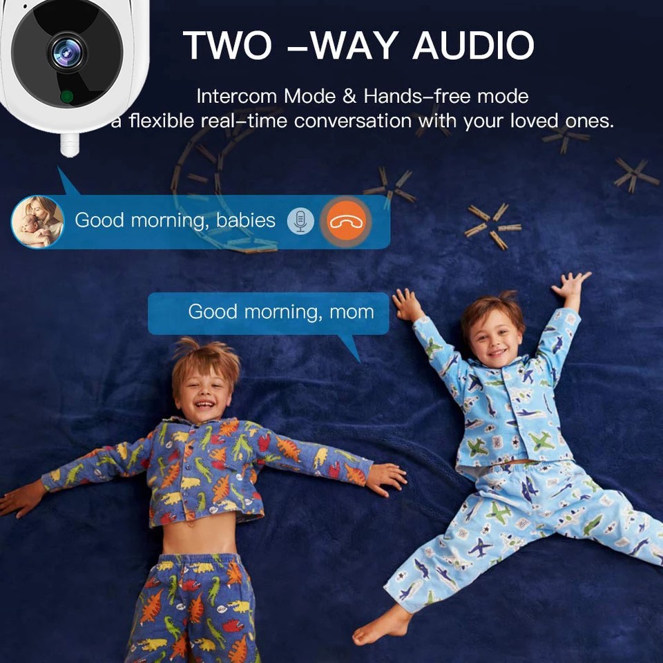 Smarthome Mini Smart Camera กล้องวงจรปิดไร้สาย สื่อสารกันได้ มีไมค์ในตัว Tuya/ Smart Life