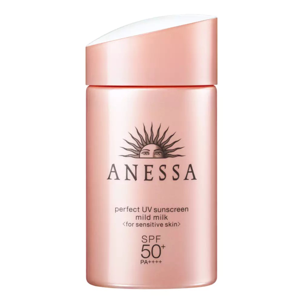 ANESSA Perfect UV Sunscreen mild milk SPF 50+ PA++++ (for sensitive skin) 60 Ml. Shopee Thailand