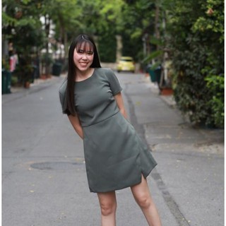 Tullip Dress ♡ Pine green