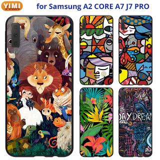 เคส SAMSUNG A04 A04S A13  A23 A33 A53 A73 A03 A52s A52 A72 A12 M12 5G A01 A2 Core   ลายสัตว์น่ารักสําหรับเคสมือถือป้องกันรอยสําหรับ