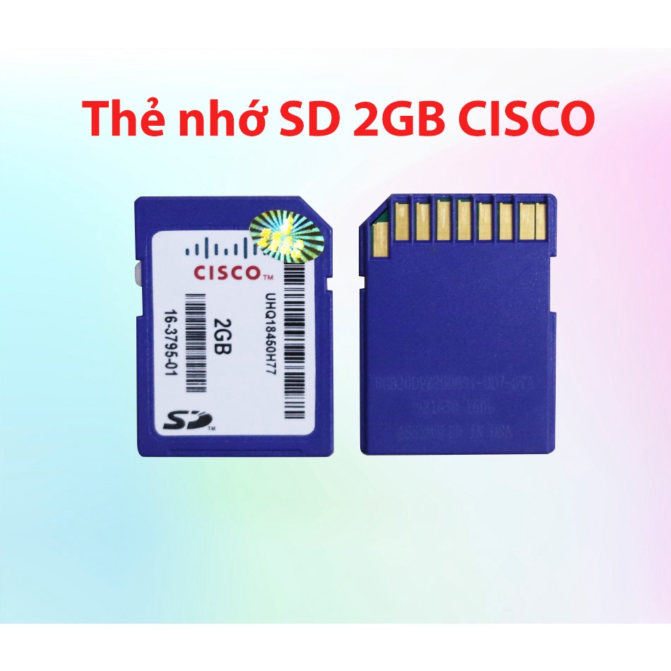 การ์ดหน่วยความจํา SD Cisco 2GB, การ์ด SD สําหรับเครื่องอุตสาหกรรม, อุปกรณ์อิเล็กทรอนิกส์, กล้อง, กล้