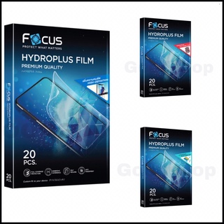 Focus Hydroplus Film smart phone ฟิล์มลงโค้งกันกระแทก ขนาดโทรศัพท์ 1กล่อง บรรจุ 20ชิ้น