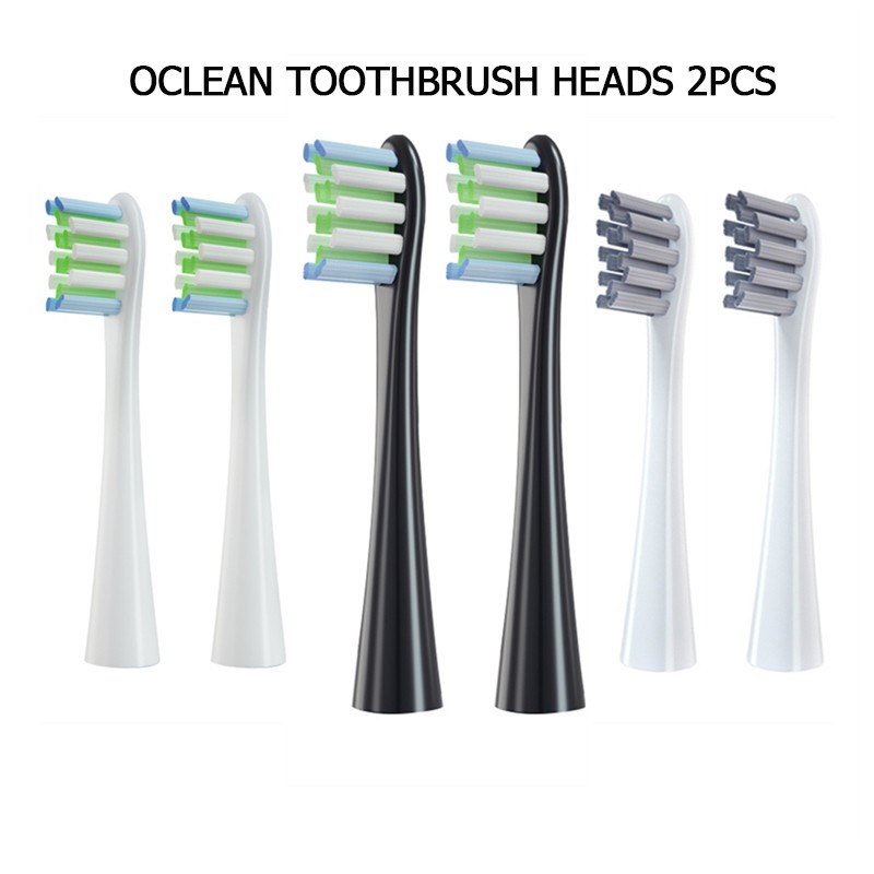 Xiaomi Oclean หัวแปรงสีฟันไฟฟ้า 2 ชิ้น สําหรับ oclean Replacements Brush Head nozzles for Oclean Too