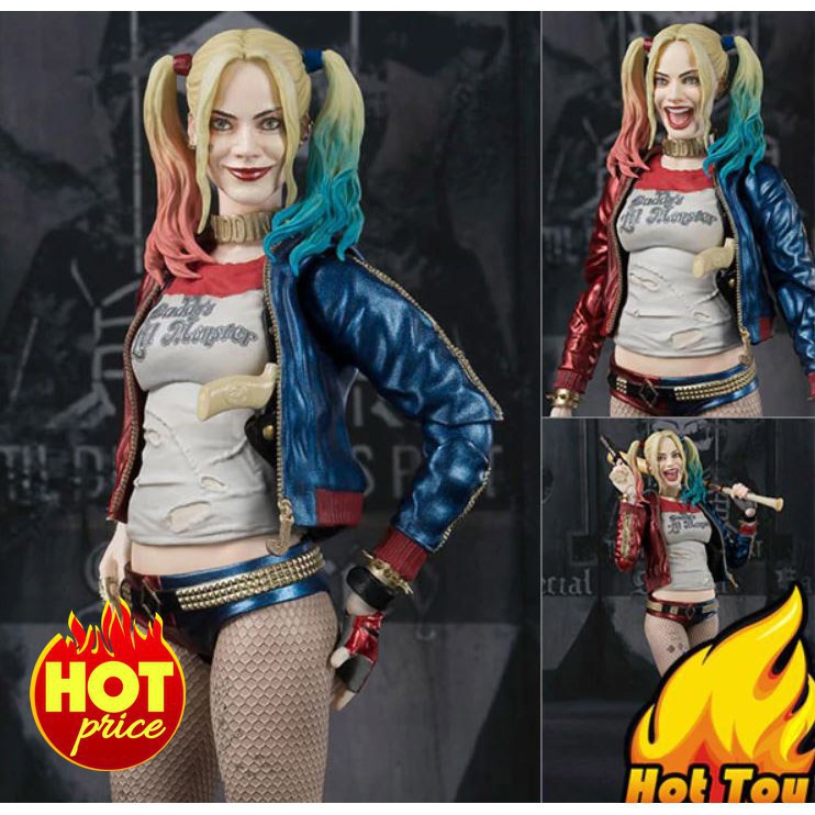 Harley Quinn Suicide Squad SHF - ตุ ๊ กตาโมเดล Shh Full Box