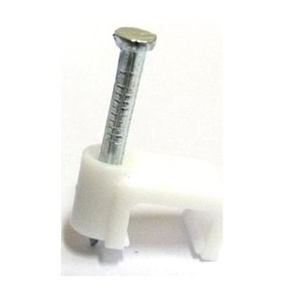 กิ๊บรัดโทรศัพท์ SANTORY HSF 9 มม. VAF 2x1.5 ตร.มม. กิ๊บตอกสายไฟ  HSF-9MM VAF 2X1.5 SANTORY มีตะปูคอนกรีตในตัว สะดวกในการ