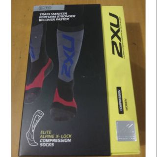 รัดน่อง 2XU Elite Alpine X-Lock Compression Sock ของแท้ 100%