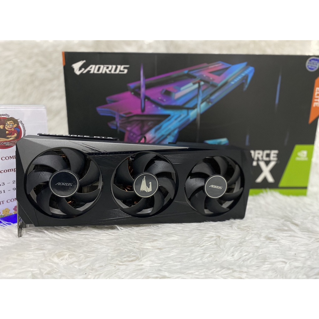 VGA GIGABYTE AORUS GEFORCE RTX 3060 TI ELITE 8G - 8GB GDDR6 (REV. 2.0 ...