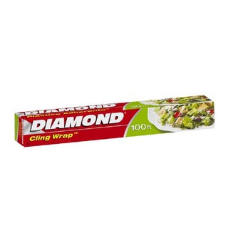 ไดมอนด์ ฟิล์มถนอมอาหาร ขนาด 30 ซม. x 30ม.101220Diamond Cling Wrap 30 cm x 30 m