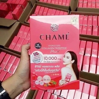 CHAMEcollagen Tripeptide Plus ชาเม่ คอลลาเจนพลัส (1กล่อง10ซอง)