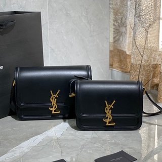 พรี Ysl Yves Saint laurent solferino กระเป๋าสะพายกระเป๋าสะพายไหล่กระเป๋าสะพายข้าง หนังแท้ กระเป๋าแฟชั่น.88