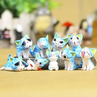 ﻿IACCES DIY ตุ๊กตาแมวตกแต่งสวนจิ๋ว ตุ๊กตาจิ๋ว (เซ็ต 9 ชิ้น)  รุ่น : 9 Pieces one set