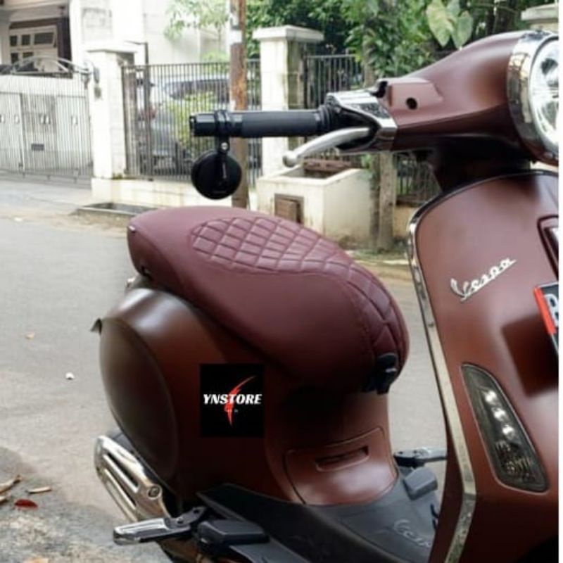 Vespa Primavera Sprint Lx S 125 Gts Leather MBtech ผ้าคลุมเบาะมอเตอร์ไซค์