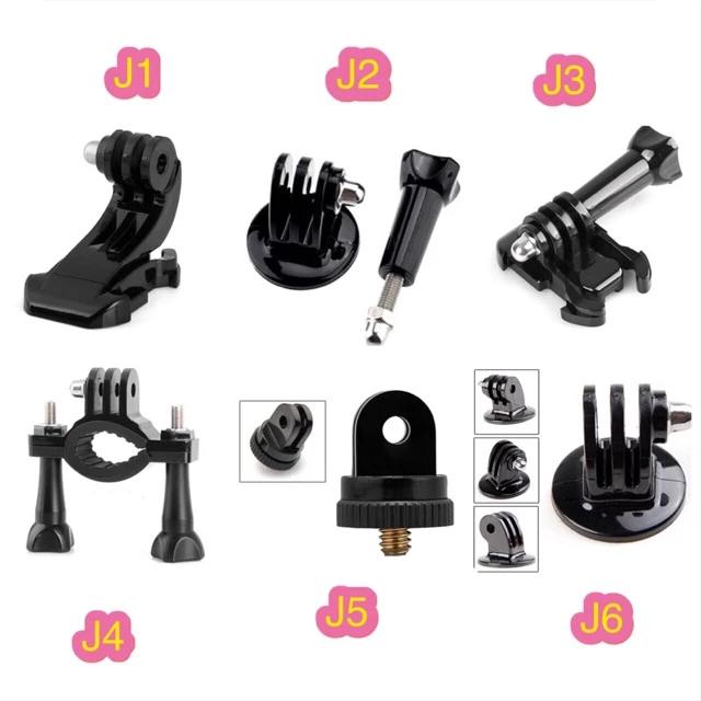 Accessories SJCAM Gopro อุปกรณ์ ติดหมวก ขาตั้งแอคชั่นแคม #อุปกรณ์กล้องเชียงใหม่ #แอคชั่นแคม #อุปกรณ์โกโปร//