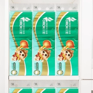Tissue Paper Roll กระดาษชำระ กระดาษทิชชู่ ทิชชู่หนา 5ชั้น (แพ็ค14ม้วน) น้ำหนัก750กรัม