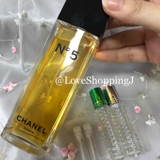 Chanel No.5 EDT ของแท้ แบ่งขายใส่ขวดลูกกลิ้งมีฝาปิดพกพาสะดวกค่ะ 🍒✨