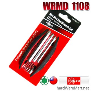 CONSO ประแจหัวท็อคตลับ 8 ชิ้น  WRMD1108  T9-T40 คอนโซ่ ทอร์คแท้100%