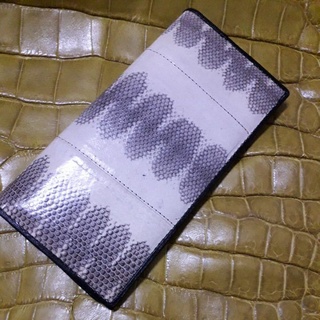 กระเป๋าสตางค์ งูแท้ กระเป๋าเงิน ผู้ชาย snake skin 1