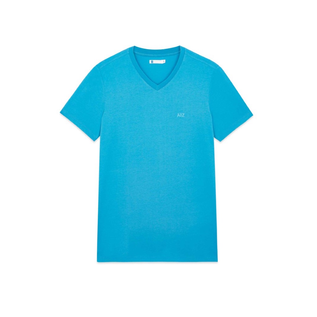 AIIZ (เอ ทู แซด) -  เสื้อยืดคอวี ปักโลโก้ AIIZ  AIIZ T-shirts