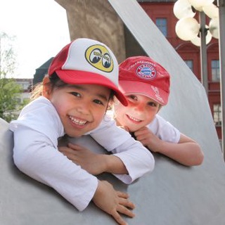 Kids MOON Eyeball Baseball Caps