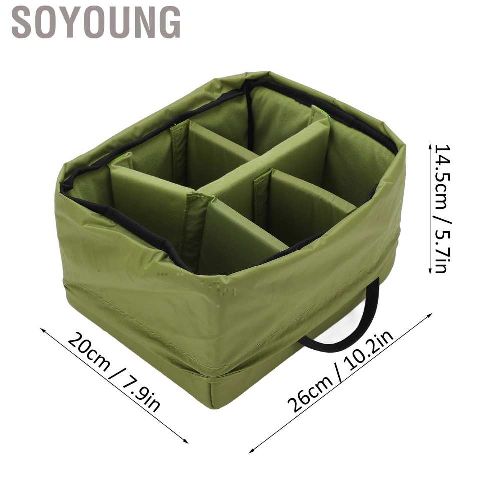 Soyoung Waterproof Insert Padded Partition Camera Bag Case For SLR And Lens #8