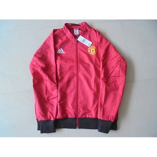 เสื้อวอร์มทีม Manchester United สีแดง เบอร์ S พร้อมส่ง