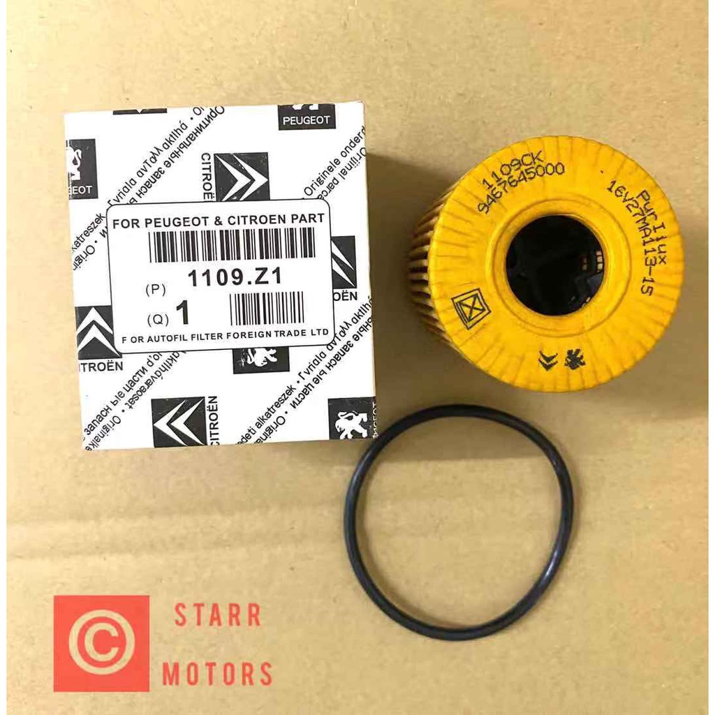 กรองน้ํามันเครื่องเปอโยต์1109.Z1 ( 206, 306, 307, 308, BESTARI )
