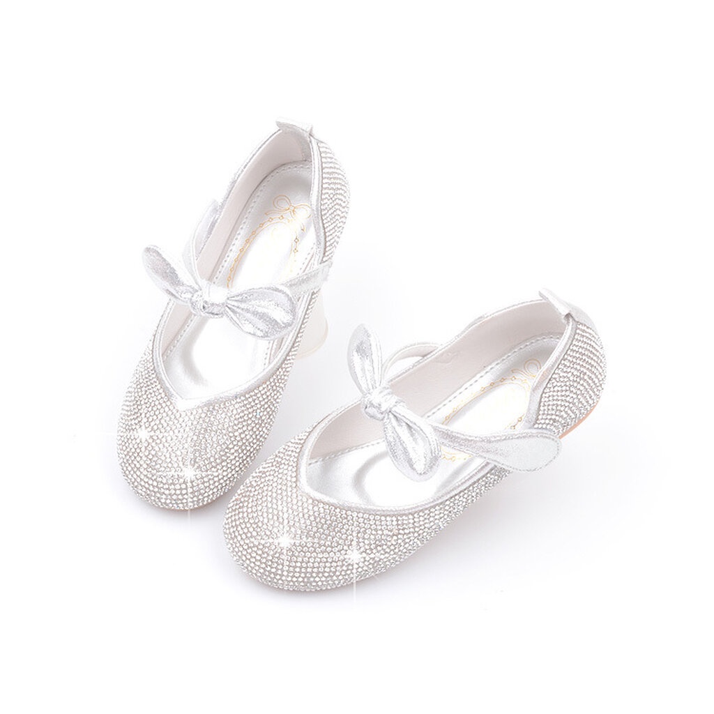 Shoe1427- รองเท้าคัชชูเด็กเล็ก รองเท้าคัชชูเด็กโต ติดเพขร โบว์ (ความยาววัดจากพื้นภายใน ให้ใช้ความยาวเท้า +0.5/เท้าอูม… ราคา ถูกที่สุด ดีลบีเคเค แกลเลอรีภาพที่ 4