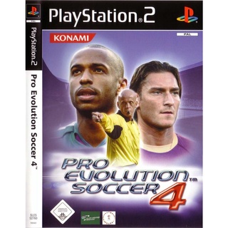 แผ่นเกมส์ PES 4 Pro Evolution Soccer 4 PS2 Playstation 2 คุณภาพสูง ราคาถูก