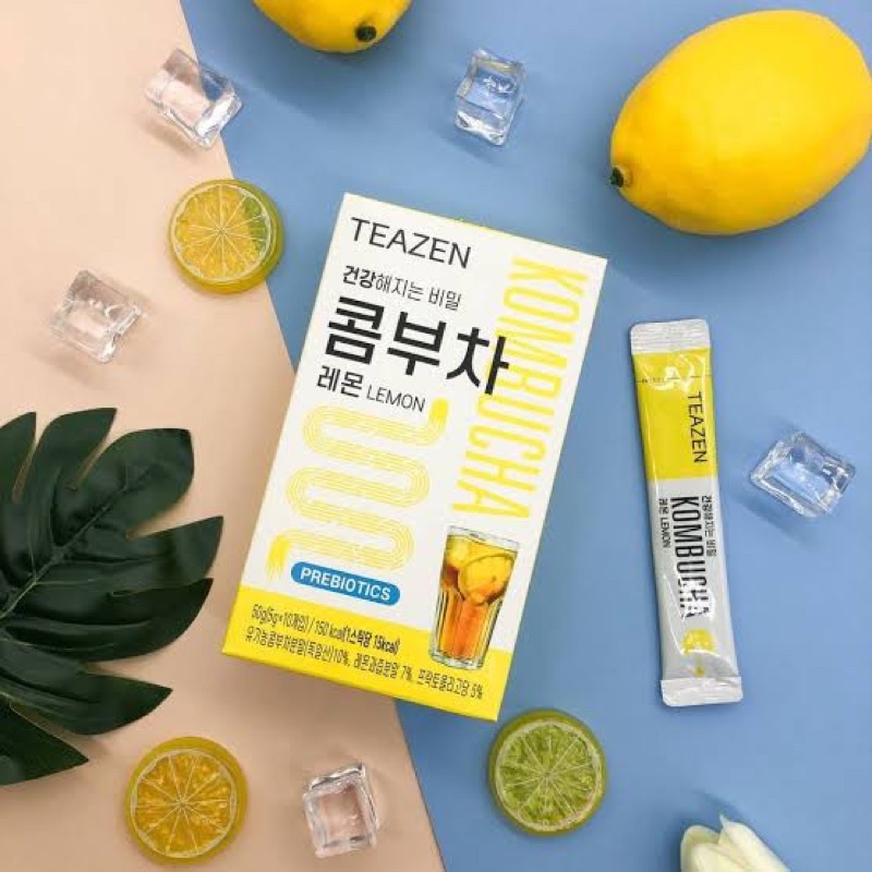 🇰🇷 ชาหมักลดพุง ต้องลอง!! TEAZEN Kombucha 🍋