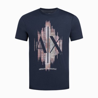 เสื้อยืดครอป เสื้อยืดแขนสั้นพิมพ์ลาย Armani Exchange / New T 6 Hztfe - Zjbvz สําหรับผู้ชาย