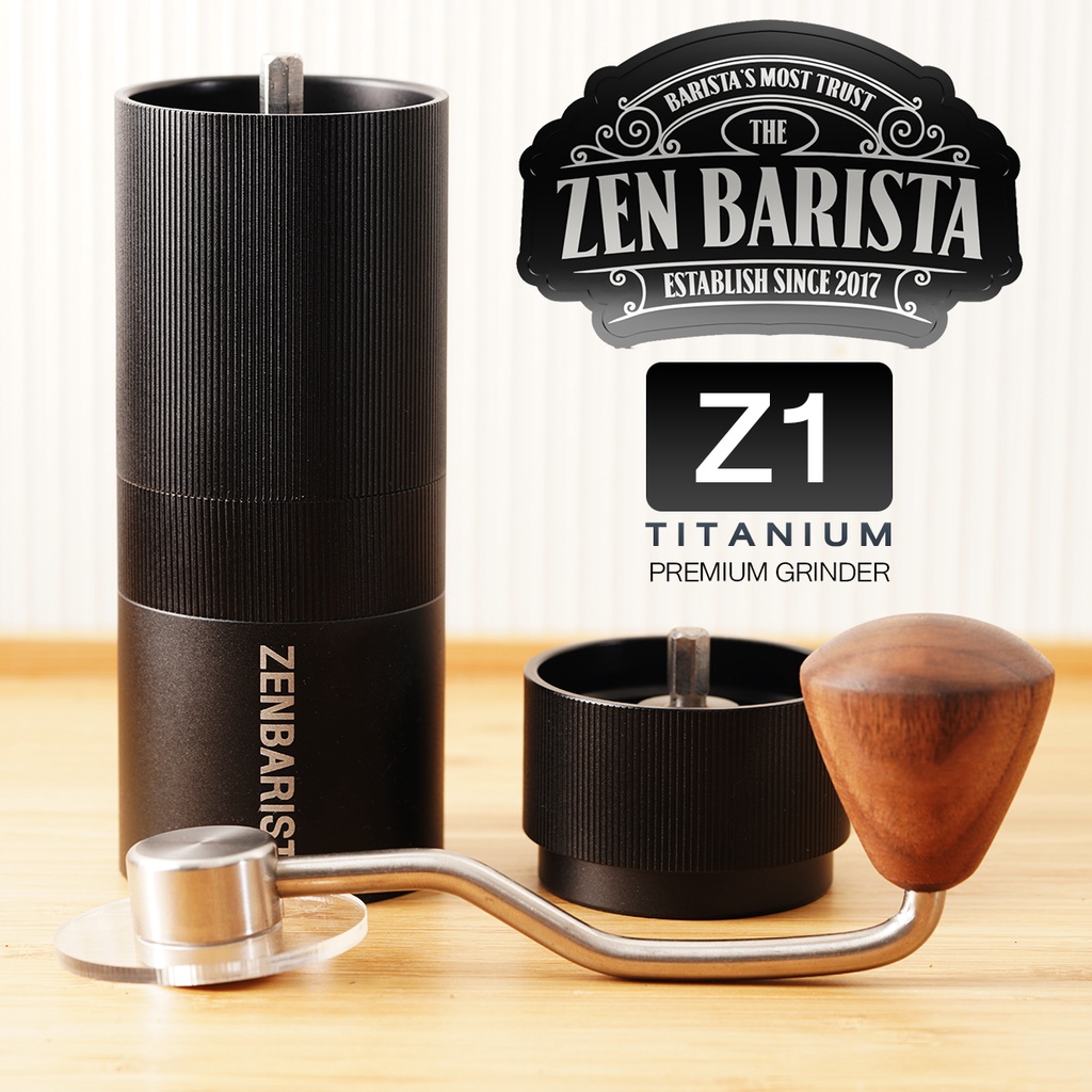 [Easy E-Receipt] ZENBARISTA™ Z1 เครื่องบดกาแฟพรีเมี่ยม เฟืองไทเทเนี่ยม + BeanPlus™  ที่สุดของคุณภาพเครื่องบด การันตี100%