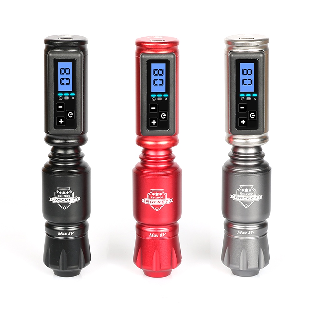 Powerful Mini With Power Supply Set Rocket Tattoo Rotary Machine Tattoo Short Pen Machine Accessorie