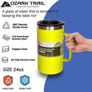 Ozark trail 24oz tumbler handle แก้วน้ำสแตนเลสหูจับเก็บอุณหภูมิ มี10สี