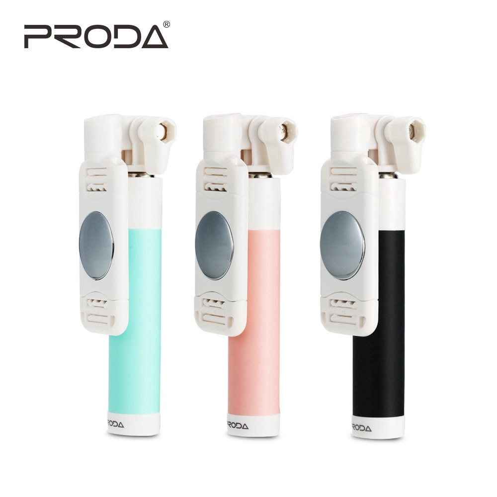 Remax Proda Selfie Stick Wire-controlled self-timer portable mobile phone mini line creative univers