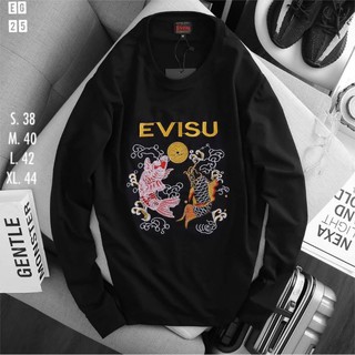 เสื้อยืด​คอกลมแขนยาว​ EVISU