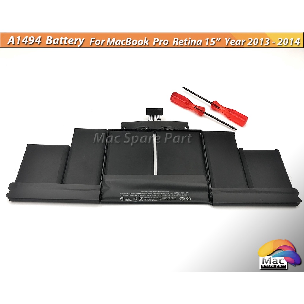 A1494 สำหรับ A1494 Battery แบตเตอรี่ สำหรับMBP Retina 15" Year 2013-2014