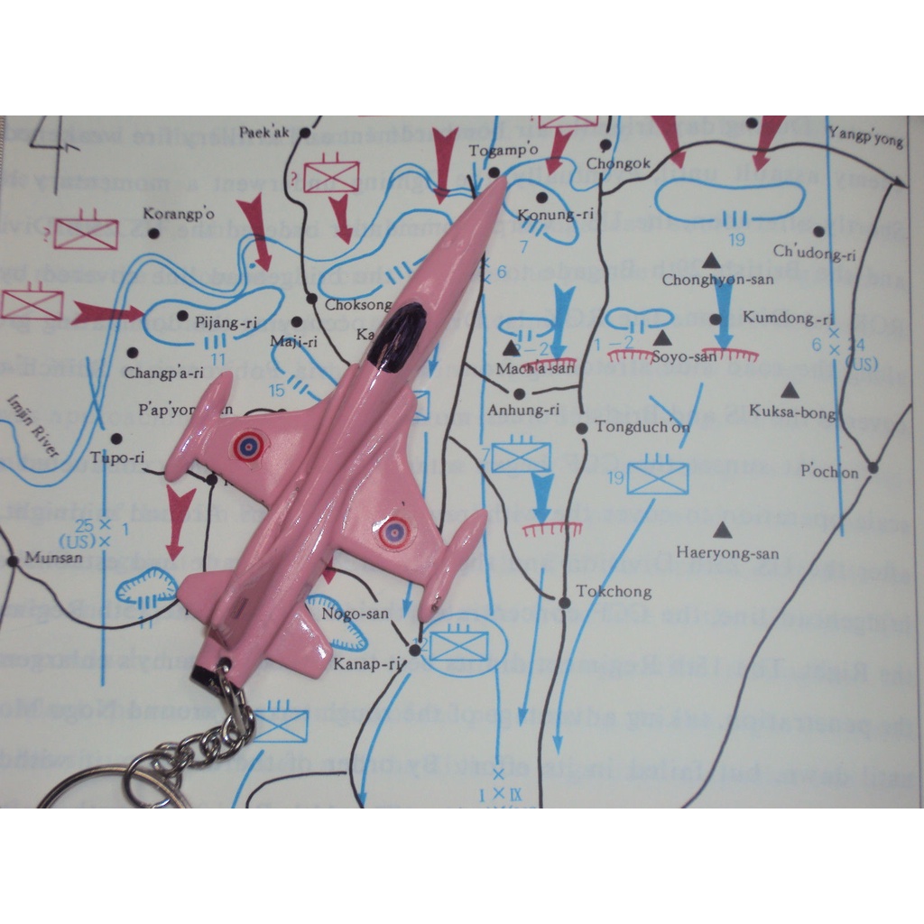 พวงกุญแจเหล็กเครื่องบินรบ Aircraft Fighter