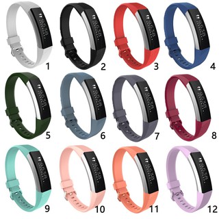 สายนาฬิกาซิลิโคน สำหรับ Fitbit Alta และ Fitbit Alta hr Fitness Wristbands