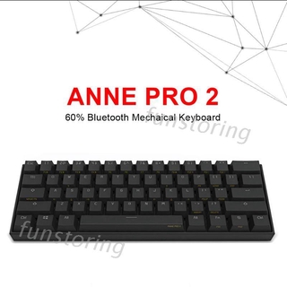 Fun Anne Pro 2 Bluetooth Csr 4 . 0 คีย์บอร์ดรองรับ Win8 Win10