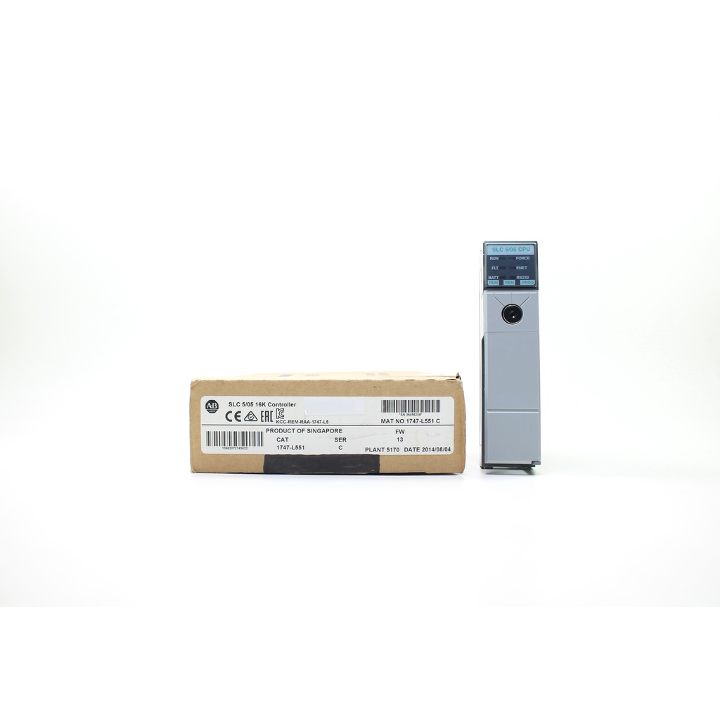 SCL 5/05 CPU Allen-Bradley 1747-L551 C Allen-Bradley  16K, Ethernet & RS-232, Series C PLC Allen-Bra