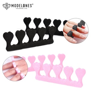 Modelones Foam Finger Nail Spacers Sponge Toe Separators Nail Finger Separators Soft Sponge Finger Separator Manicure Tools Kit 1pcs