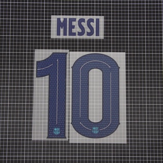 2019-20 MESSI 10 BARCELONE Away Ver. UEFA NAME SET Transfer Film