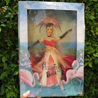 Barbie The Flamingoกล่องไม่สวย มีขนนกหลุดบ้างนะคะ แต่เป็นของใหม่ไม่เคยแกะเล่น