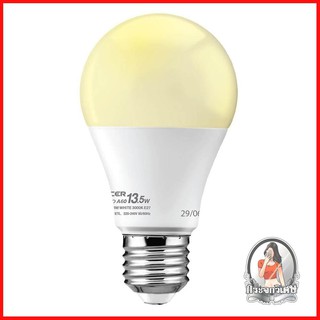 หลอดไฟ LED หลอดไฟ หลอด LED RACER A60 13.5 วัตต์ WARMWHITE E27 
 หลอด LED กำลังไฟ 13.5 วัตต์ ใช้คู่กับหลอดประหยัดขั้วหลอด